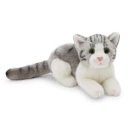 NICI 62600 Chat en Peluche, 20 cm, Gris, Doux, Adorable Compagnon pour câlins et Jeux, Superbe idée Cadeau pour Enfants et Adultes