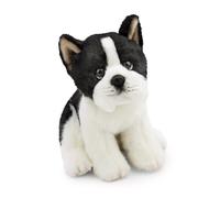NICI 62602 Peluche au Motif de Chien Le Terrier de Boston, 20 cm, Noire, Douce, Adorable Compagnon pour câlins et Jeux, Superbe idée Cadeau pour Enfants et Adultes
