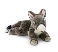 NICI 62604 Âne en Peluche, 20 cm, Gris, Doux, Adorable Compagnon pour câlins et Jeux, Superbe idée Cadeau pour Enfants et Adultes