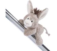 NICI- MagNICI âne Donkeylee 12 cm Gris-Peluche Durable avec Aimant-Animal magnétique pour réfrigérateur, Tableau Noir, élément métallique et Beaucoup Plus, Superbe idée Cadeau, 49191