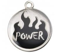 Nici Ange et diable, pendentif, Power, métal