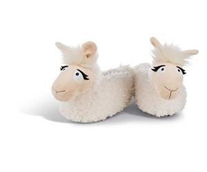 NICI, Beige 44398 Chaussons en Peluche, Lama, Pointure, Taille 38-41 (L), 44399