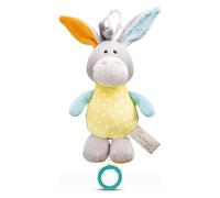 NICI MFN Âne en peluche à suspendre avec la machine à jouets, 18cm