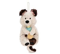 NICI 62167 Bouillotte Au Motif De Chien Avec Canard, 350 ml, 30 cm, Blanche, Peluche Chauffante À Partir De 10 Mois, Bouillotte En Peluche Pour Enfants Et Adultes