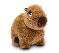 NICI Capybara Doudou Capy-Barbara 37 cm Assis - Adorable Peluche pour câliner et Jouer, Capybara en Peluche pour Les Amateurs de doudous - 61224