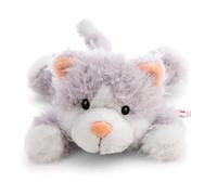 62953 Doudou Chat, Felli, 20 cm, Gris, Peluche Douce, Adorable Peluche pour câliner et Jouer, pour Enfants et Adultes, idée Cadeau