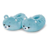 NICI Chaussons Bisounours Grumble-Ours, 36-39 (Taille M), Bleus, Doudou Chaud Chaussons en Peluche pour Enfants et Adultes, Chaussures d'animaux avec Semelle antidérapante, Pantoufles - 62821