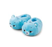 NICI Chaussons Bisounours Grumble-Ours, 40-43 (Taille L), Bleus, Doudou Chaud Chaussons en Peluche pour Enfants et Adultes, Chaussures d'animaux avec Semelle antidérapante, Pantoufles - 62822