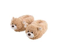 NICI Chaussons en peluche chauds à semelle antidérapante | Peluche douce et chaude avec semelle antidérapante, pour un confort agréable à la maison