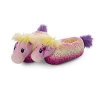 NICI Chaussons en Peluche Poney Candydust Taille 38-41 (M) - Chausson Chaud d'animaux Peluches avec Semelles antidérapantes pour garçons, Filles et Adultes - Semelle antidérapante - Pantoufle Fille