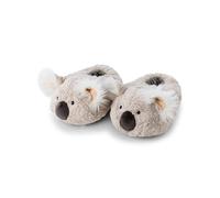 NICI Chaussons pour Enfants et Adultes Koala Karbor 40-43 (Taille L), Gris, en Peluche, Doux et Chauds, avec Semelle antidérapante, Pantoufles - 62343