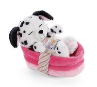 Peluche animal endormi - Dalmatien - 12 cm Rose G