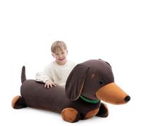 NICI Chien Teckel en Peluche 110 cm - Doux Compagnon à câliner, Jouer et Collectionner, Porte-Bonheur, Superbe Cadeau pour Enfants et Adultes | 63492