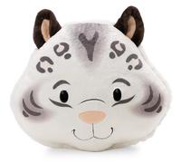 NICI Coussin au Motif de léopard des neiges Eleni Snowbell, 35 x 30 cm, Douillet, Blanc, pour Enfants et Adultes, pour la Maison, la Maternelle ou Les déplacements - 62443