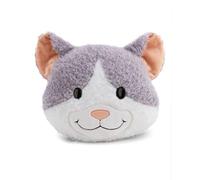 NICI Coussin Chat Felli, 35 x 30 cm, Gris - 62975