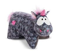 NICI- Cushion Coussin Doudou Licorne Diamond Dust 40x30 cm, 47654, Gris