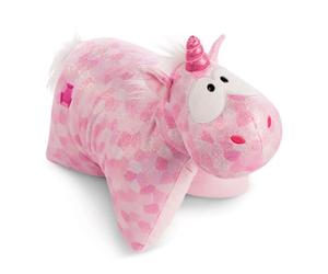NICI Coussin Doudou Licorne Pink Diamond 40x30 cm