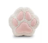 NICI Coussin en Forme de Patte, 35 x 35 cm, Blanc - 63079