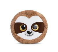 NICI Coussin en Peluche GLUBSCHIS Paresseux Heywood 32x32cm Brun - Oreiller en Peluche Doux pour Les garçons, Les Filles - idéal pour la Maison, la Maternelle ou en déplacement
