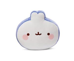 NICI Coussin en Peluche MOLANG 35x35x12cm Blanc - Oreiller en Peluche Doux pour Les garçons, Les Filles, Les bébés - idéal pour la Maison, la Maternelle ou en déplacement