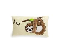 NICI coussin en peluche Paresseux Slobby 43x25 cm brun - Coussin en peluche doux pour les garçons, les filles, les bébés - idéal pour la maison, la maternelle ou en déplacement - 61216