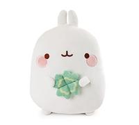 NICI Coussin figuratif MOLANG avec Feuille de trèfle 30x23cm