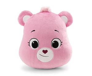 NICI Coussin Figurine Bisounours Hourra l'ourson, 35 x 32 cm, Rose - 62817