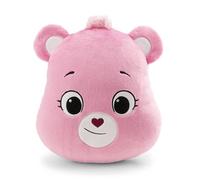 NICI Coussin, Figurine, Bisounours Hourra l'ourson, 35 x 32 cm, Rose, Peluche, Tout Doux, pour Enfants Et Adultes, Idéal pour Maison, Crèche Ou Voyage - 62817