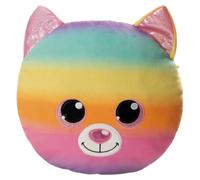 NICI 62208 GLUBSCHIS Coussin, Motif Chat Miss Mellie, 32 x 32 cm, Coloré, Moelleux, pour Garçons, Filles, Bébés Et Amateurs De Doudous, Idéal pour La Maison, La Maternelle Ou Les Déplacements