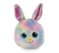 NICI- Coussin GLUBSCHIS Lapin Rainbow Candy 30x30cm coloré figuratif-Oreiller Doux pour Les garçons, Les Filles, Les bébés & Les Amateurs de Peluches-Idéal Non Seulement pour la Maison, 48583