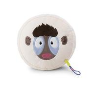 NICI Coussin Mandrill, diamètre 35 cm, Hauteur 10 cm, Blanc - 62751