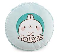 NICI Coussin MOLANG Macaron, Ø 35 cm - 63304 | Accessoire déco doux et charmant à câliner, pour chambre d’enfant, canapé et lit, jolie idée cadeau pour enfants et fans