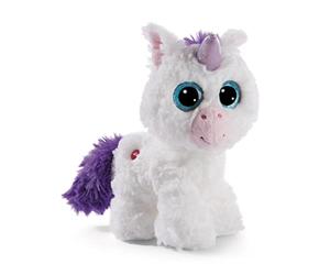 NICI Cuddly Toy Glubschis Unicorn Lilaluna 17 cm White Standing - Sustainable Soft Plush Toy Cute Plush Toy for Cuddling and Playing, for Children and Adults, Great Gift Idea