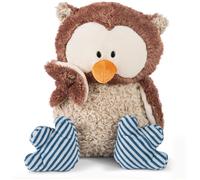 NICI Peluche Hibou Oscar avec tête pivotante 35cm