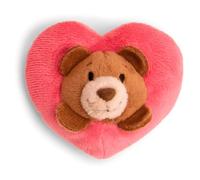 61872 MagNICI Mini Ours avec cœur 7 cm, Marron, Doudou avec Aimant, Adhère aux Surfaces métalliques, Tableaux magnétiques et poignées de Sac comme Compagnon de Voyage, idée Cadeau