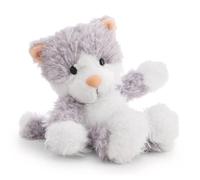 62951 Doudou Chat, Felli, 20 cm, Gris, Peluche Douce, Adorable Peluche pour câliner et Jouer, pour Enfants et Adultes, idée Cadeau