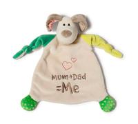 Nici Doudou Comforter Dog ´´mum+dad=me´´ 25x25 Cm