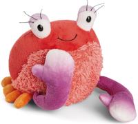 NICI Doudou crabe Seabelle 20cm - Peluche pour câliner et aimer, Peluche produite de manière durable à partir de matériaux recyclés - 49792