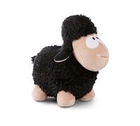 NICI Doudou en peluche mouton de 13cm noir - Peluche douce et durable, mignonne peluche à câliner, pour jouer, pour enfants et adultes, une excellente idée de cadeau - 49675