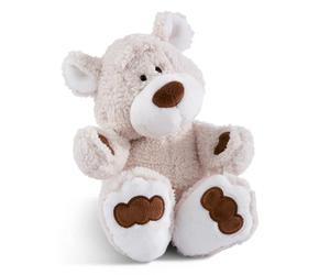 NICI Doudou en peluche ours Bendix 20cm crème - Peluche douce et durable, mignonne peluche à câliner, pour jouer, pour enfants et adultes, une excellente idée de cadeau - 49436