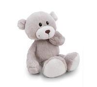 NICI Doudou Ours Finni, 20 cm, 22,5 x 12,5 x 7 cm, Gris - 62985 | Dans une boîte cadeau, peluche douce, adorable peluche pour câliner et jouer, pour bébés et tout-petits, idée cadeau