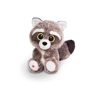 NICI Doudou peluche Glubschis Raton Laveur Clooney 25 cm Grands yeux scintillants 45569 gris