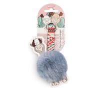 NICI Elli & Alpaka Pendentif de poche Alpaga Joe Paka, avec grand pompon, pendentif de poche, porte-clés, 46811