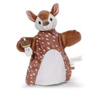 Nici Fawn Doudou Et Marionnette 2 En 1 26x25 Cm