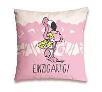 NICI Flamingo 41940 Coussin en Coton Motif Unique 37 x 37 cm