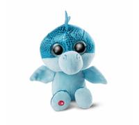 NICI Glubschi Dragon Schlenker Drache Jet-Jet, Plüschtier, Kuscheltier, Stofftier, Plüsch, Blau, 15 cm, 46932