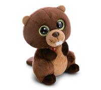 NICI GLUBSCHIS Bobston Le Castor - Peluche Douce pour câliner, Enfants et Adultes, idée Cadeau, 15 cm, Marron - 63045