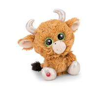 NICI Peluche Glubschis Boeuf des Highlands Shug, marron, douce, pour enfants et adultes, 25 cm
