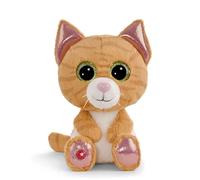 NICI GLUBSCHIS Chat Tabbrey 15 cm - Peluche Douillette, adorable Nounours à dorloter et comme Jouet, pour Enfants et Adultes, 48698, super Idée Cadeau, tigré