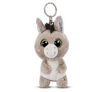 NICI Glubschis : l’Originale - Âne Donki en Porte-clés Glubschis 9cm - Pendentif en Peluche pour Cordon, Porte-Clef et Trousseau - Porte-Bonheur de Sac - Cadeau Original Enfant